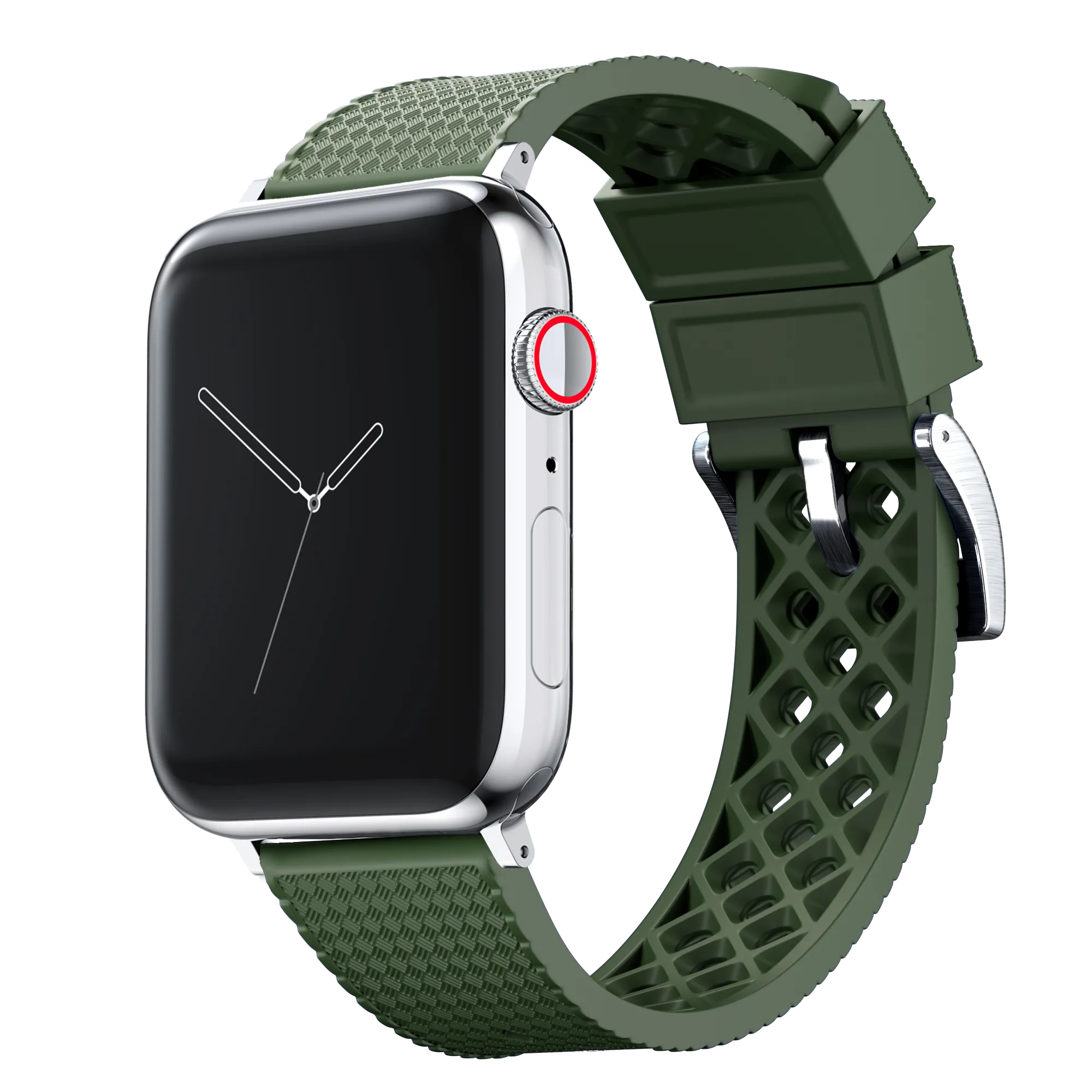 Apple Watch Tropical Style Army Green Watch Band