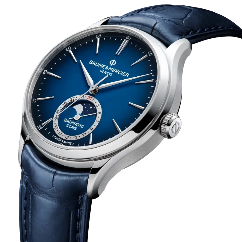 Baume & Mercier Clifton Blue Moon phase date 10756 - 39mm