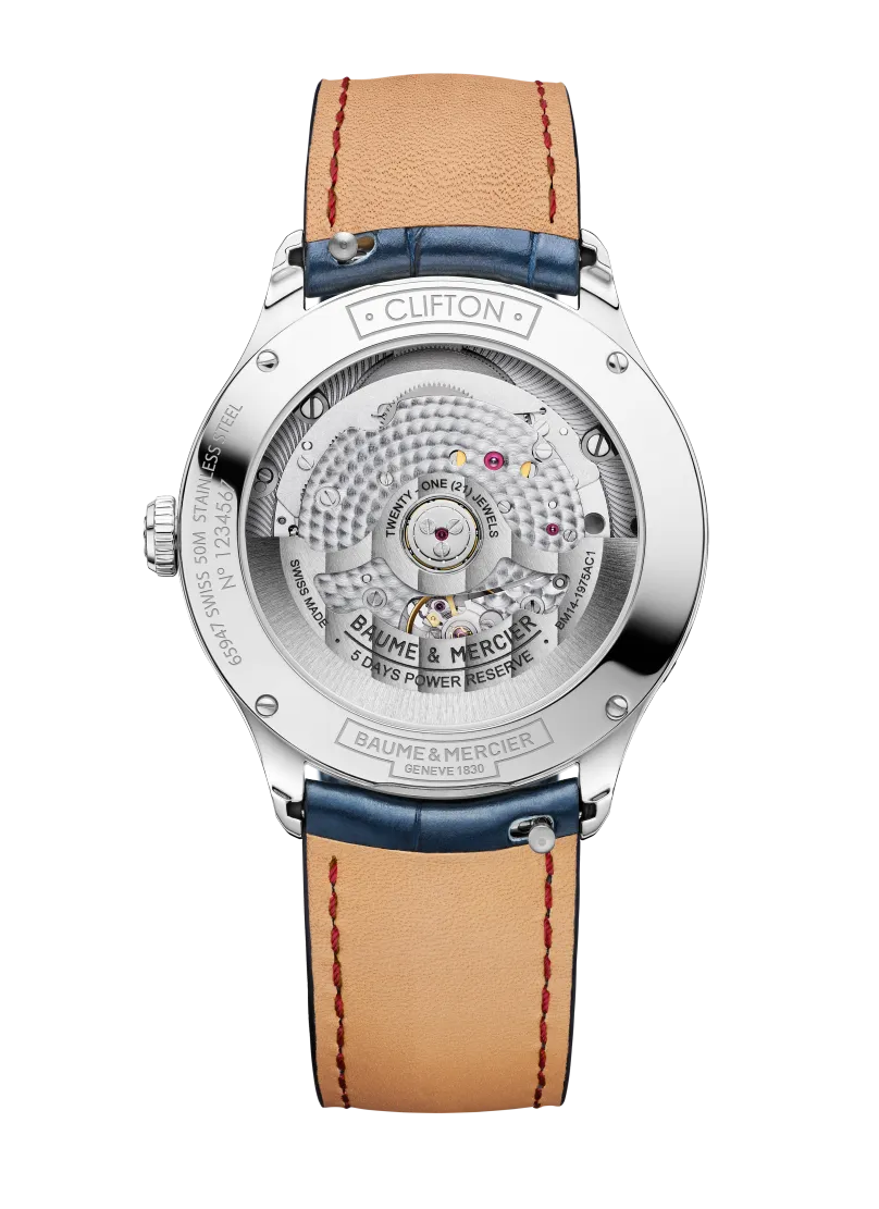 Baume & Mercier Clifton Blue Moon phase date 10756 - 39mm