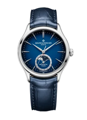 Baume & Mercier Clifton Blue Moon phase date 10756 - 39mm