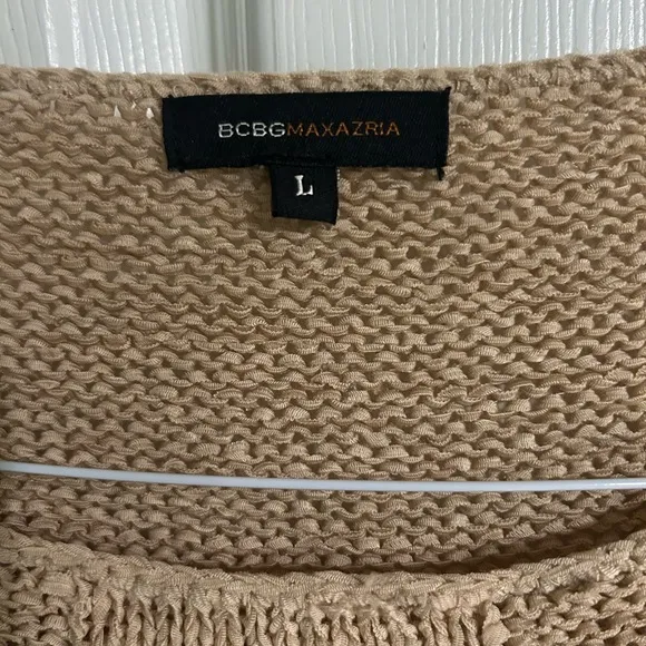 BCBGMaxAzria Cable Knit Sweater Women’s Size Large