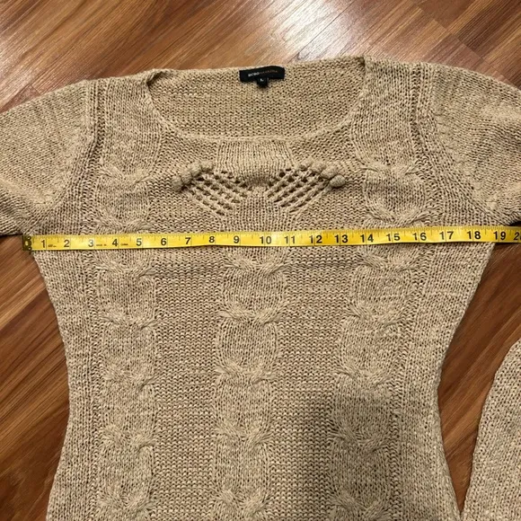 BCBGMaxAzria Cable Knit Sweater Women’s Size Large