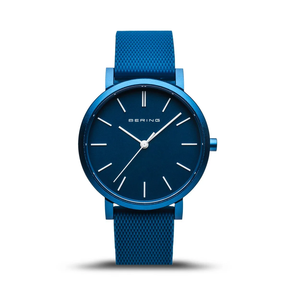 BERING True Aurora Matte Blue 34mm Unisex Watch 16934-799
