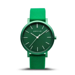 BERING True Aurora Matte Green 34mm Unisex Watch 16934-899