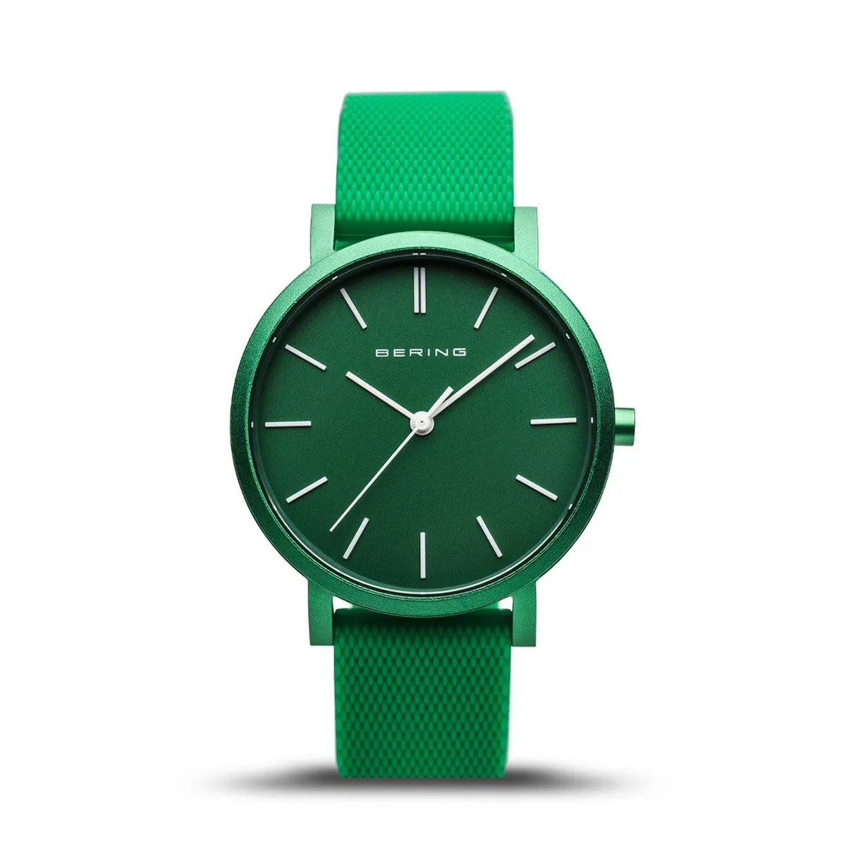 BERING True Aurora Matte Green 34mm Unisex Watch 16934-899