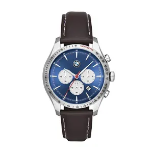 BMW Men BMW Leather Watch, Color: Brown (Model: BMW7000)