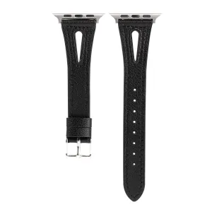 Bracelete de Silicone e Couro para Apple Watch