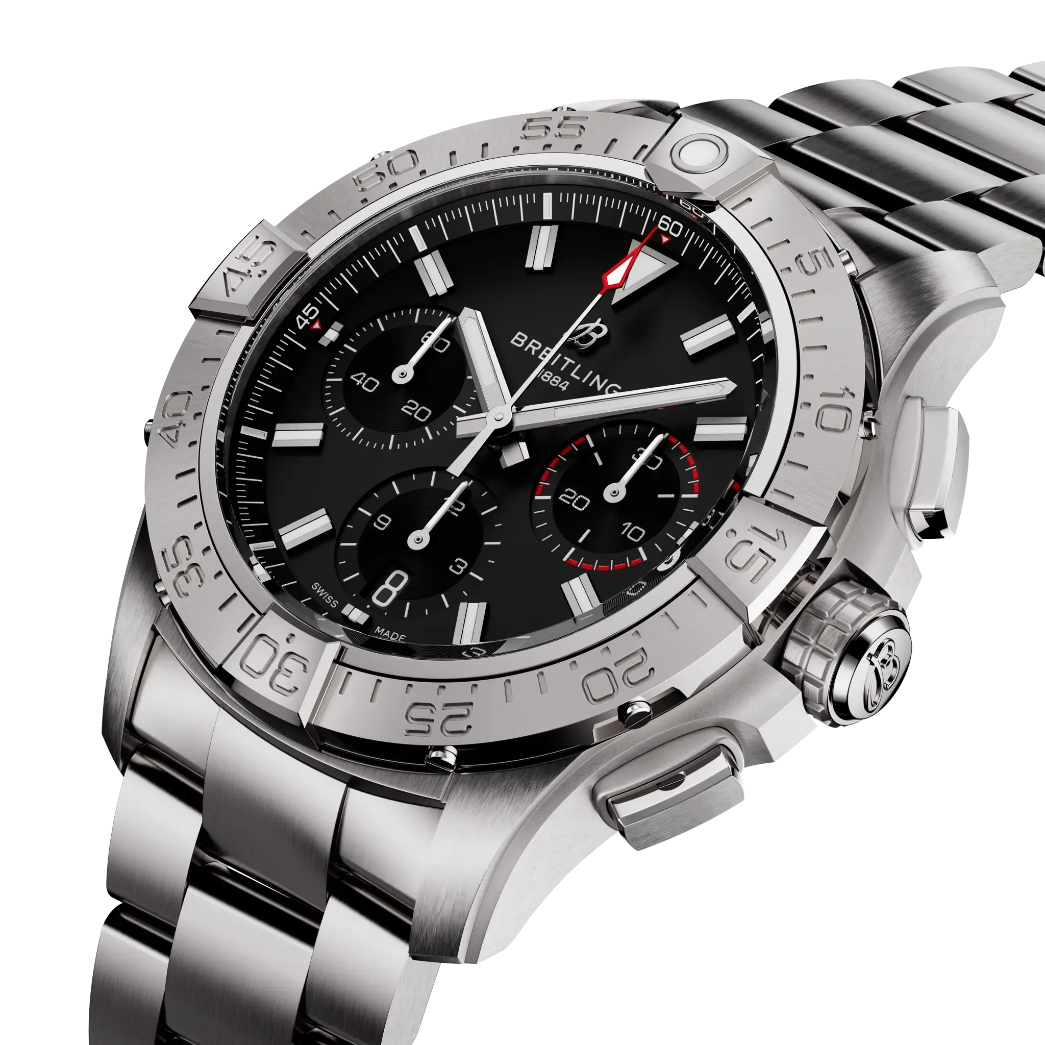 Breitling Avenger B01 Chronograph 42 Watch with Black Dial