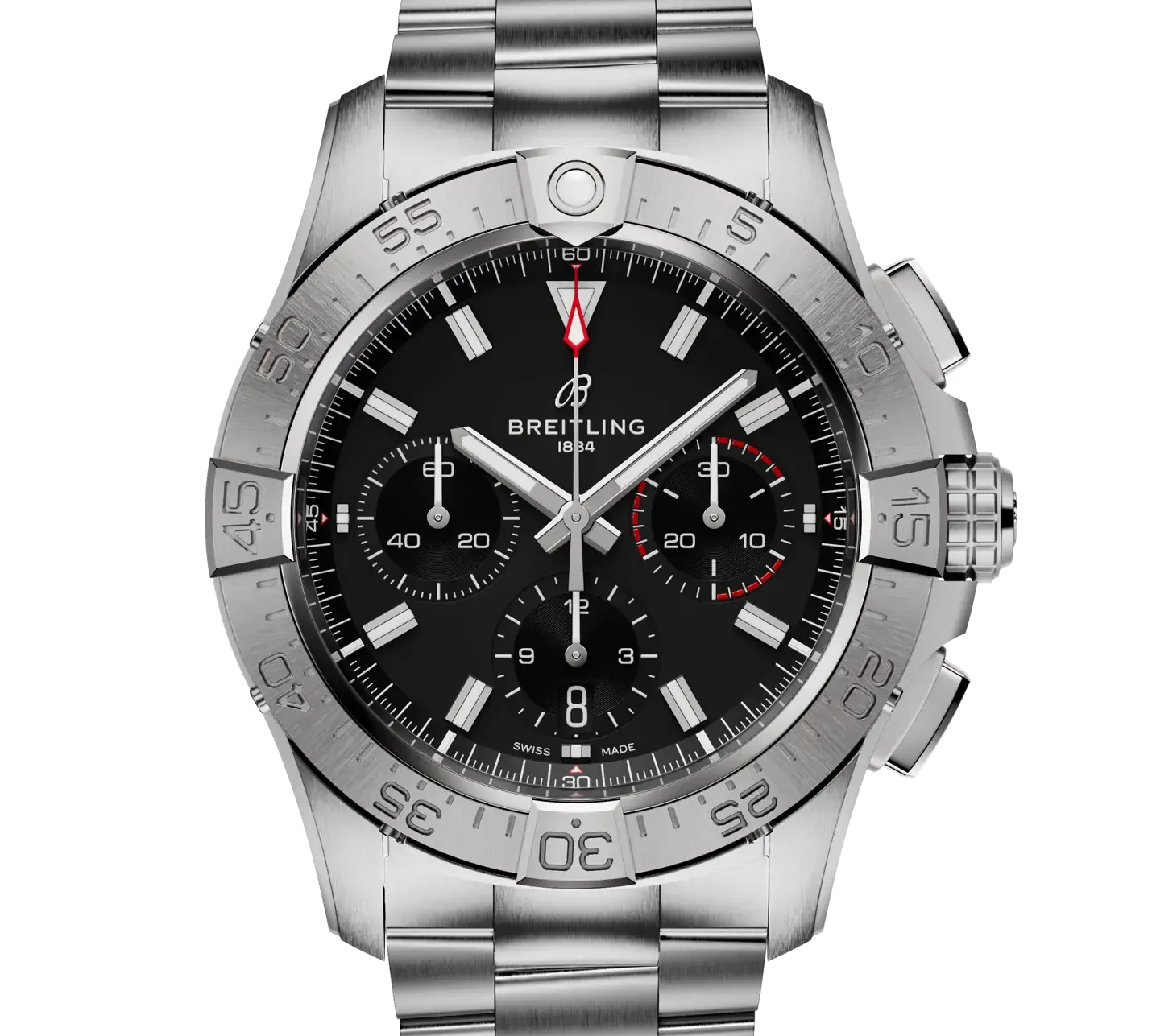 Breitling Avenger B01 Chronograph 42 Watch with Black Dial