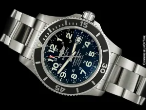 Breitling Superocean II 44 Mens Diver Automatic Bracelet Watch, Stainless Steel - A17392