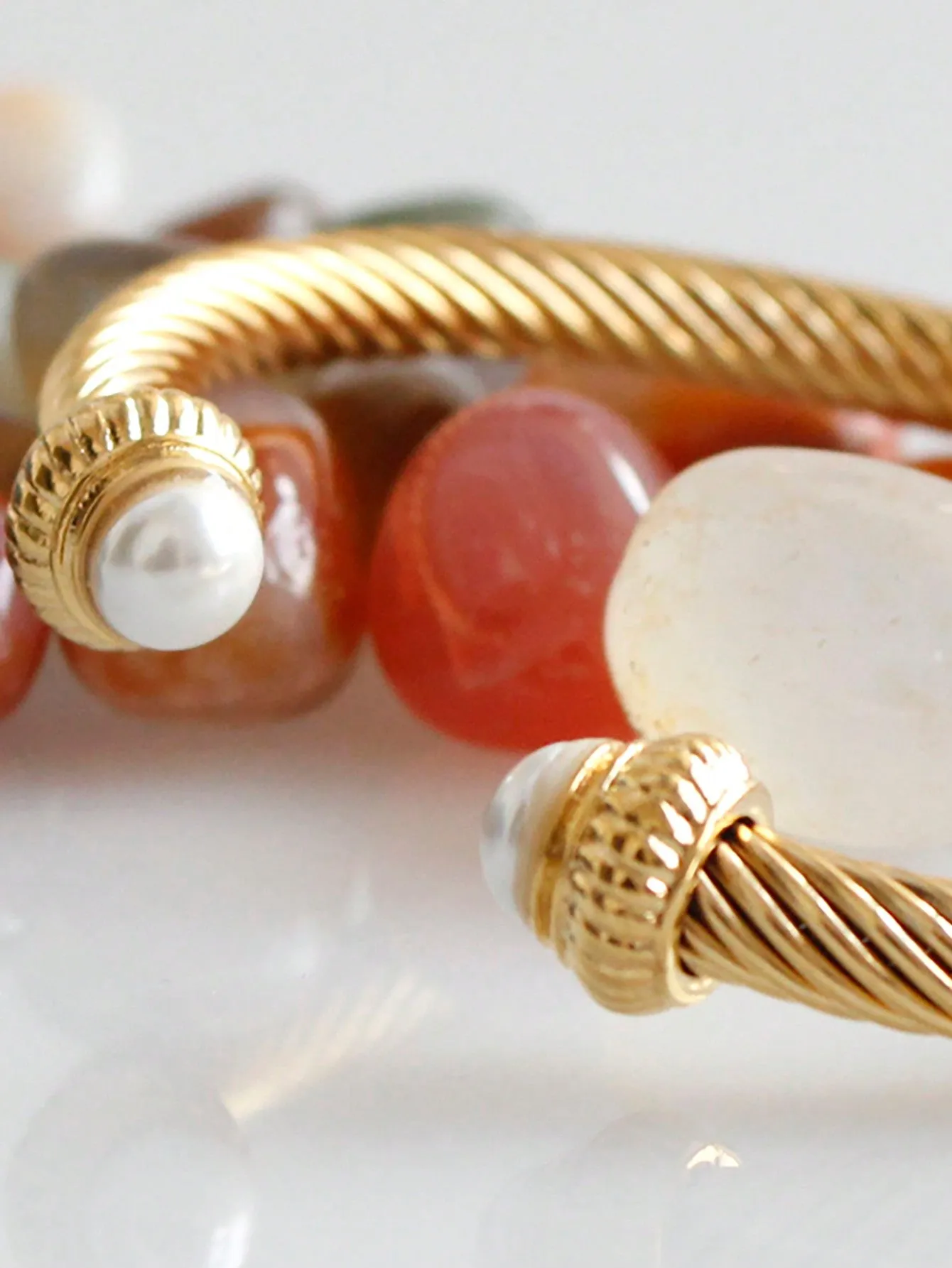 Brilliant 18k Gold Plated European Bangle