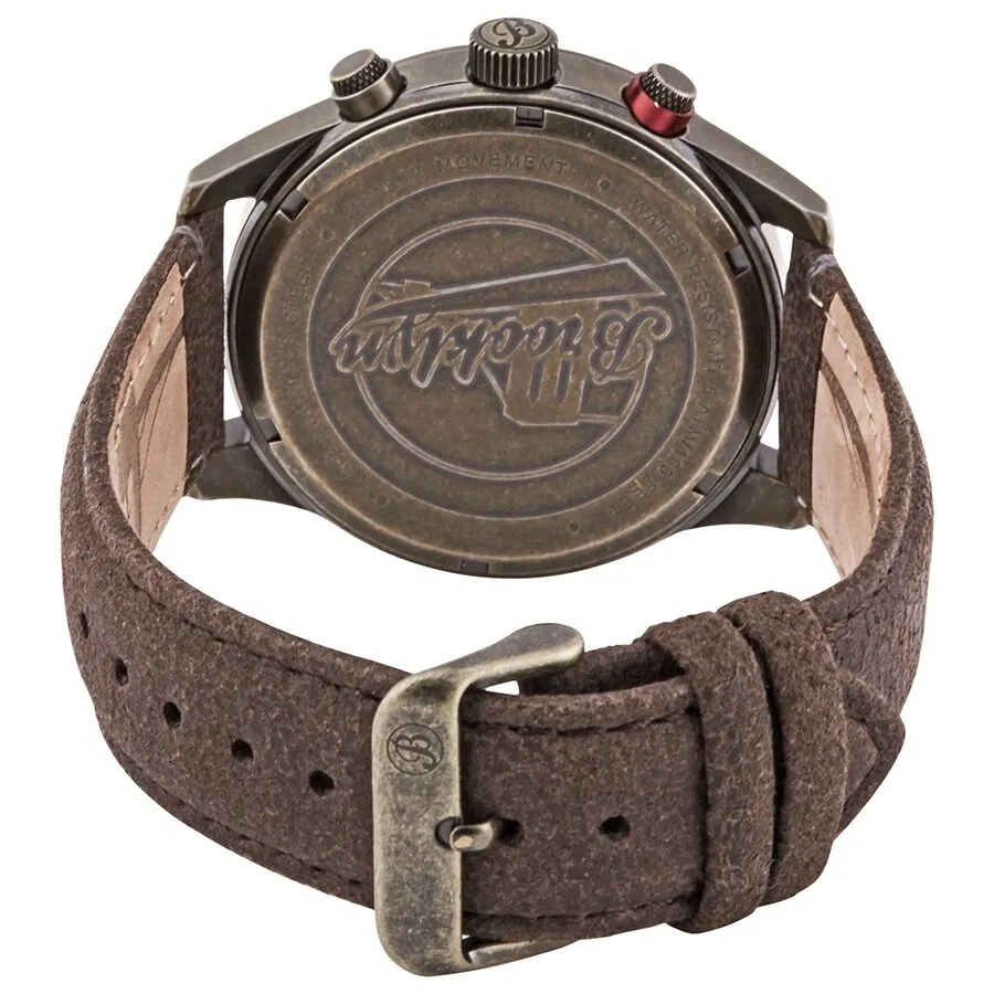Brooklyn Watch Co. Stuyvesant Quartz Black Dial Men's Watch BW-8128-CQ-014-BRW