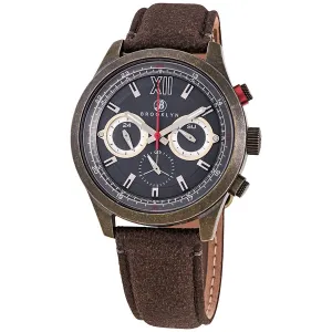 Brooklyn Watch Co. Stuyvesant Quartz Black Dial Men's Watch BW-8128-CQ-014-BRW