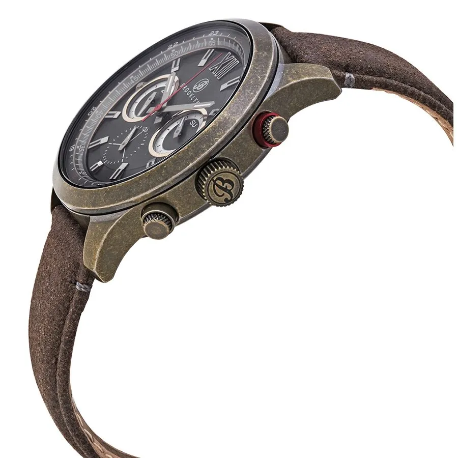 Brooklyn Watch Co. Stuyvesant Quartz Black Dial Men's Watch BW-8128-CQ-014-BRW
