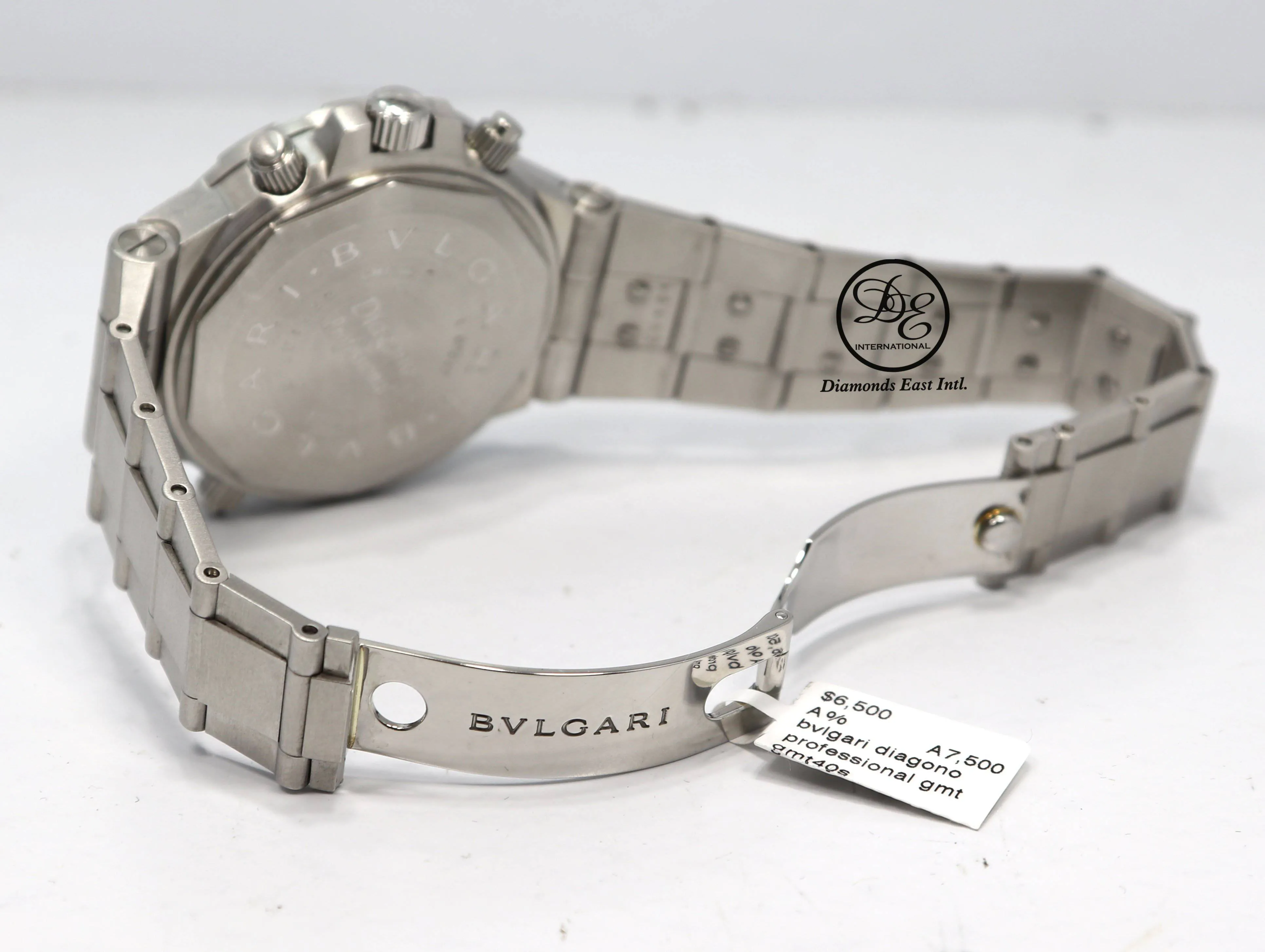 BULGARI Bvlgari Diagono Professional GMT GMT40S 40mm Stainless Steel Watch Mint