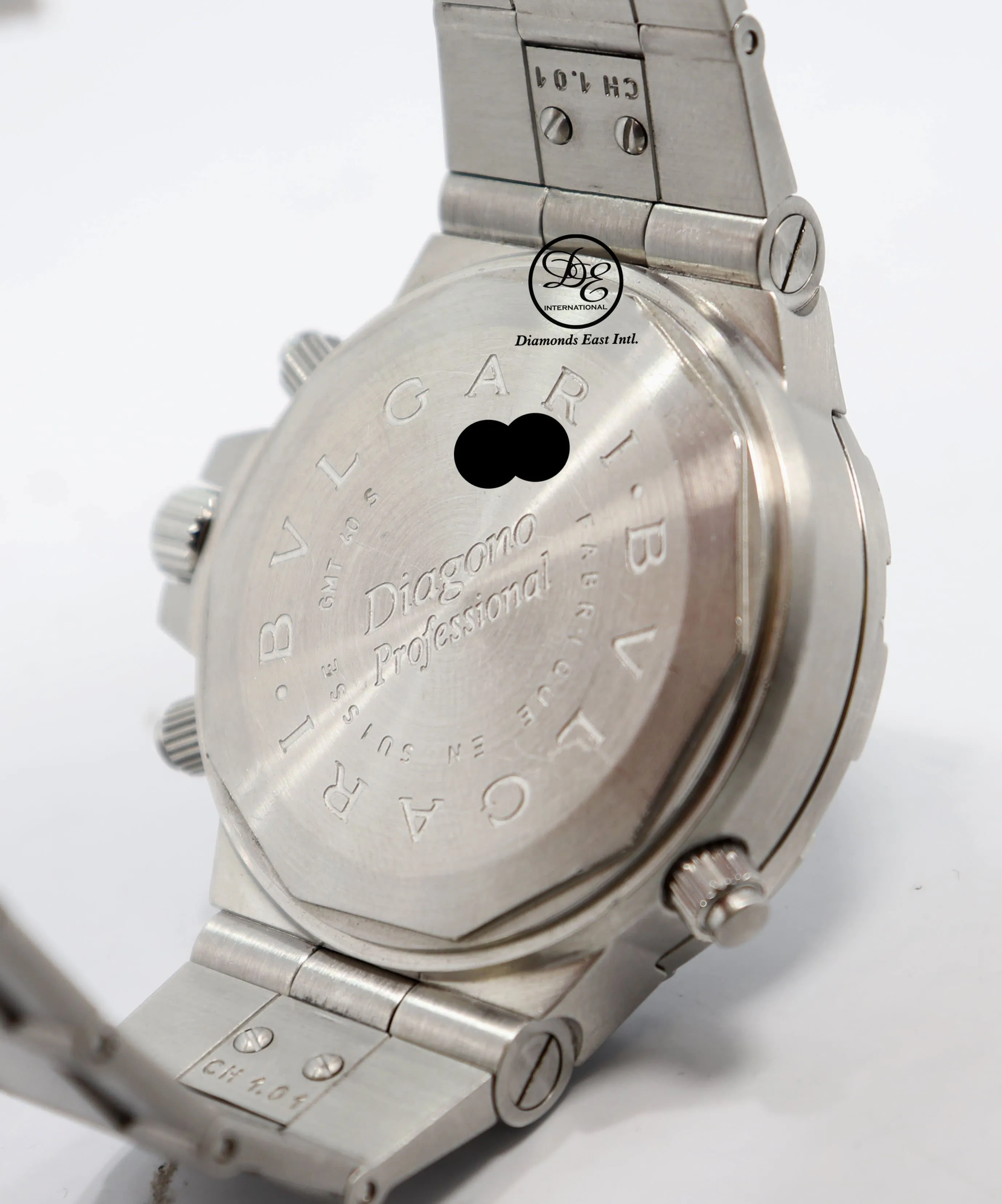 BULGARI Bvlgari Diagono Professional GMT GMT40S 40mm Stainless Steel Watch Mint
