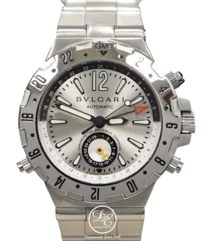 BULGARI Bvlgari Diagono Professional GMT GMT40S 40mm Stainless Steel Watch Mint