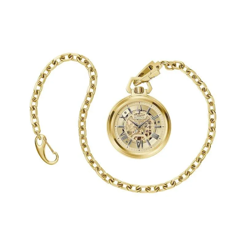 Bulova Sutton Automatic Men's Pocket Watch 97A178