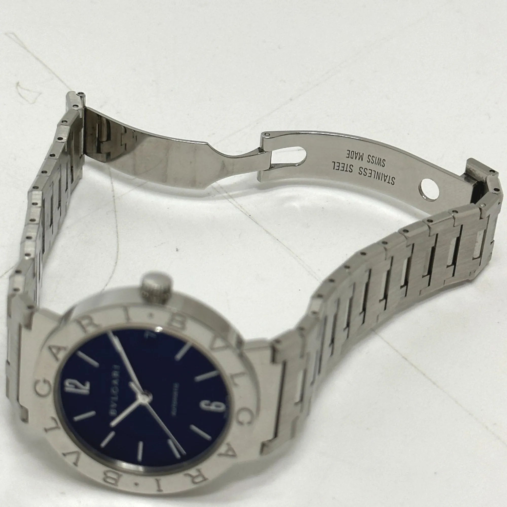 Bvlgari BB33SAUTO Automatic date Wristwatch Silver
