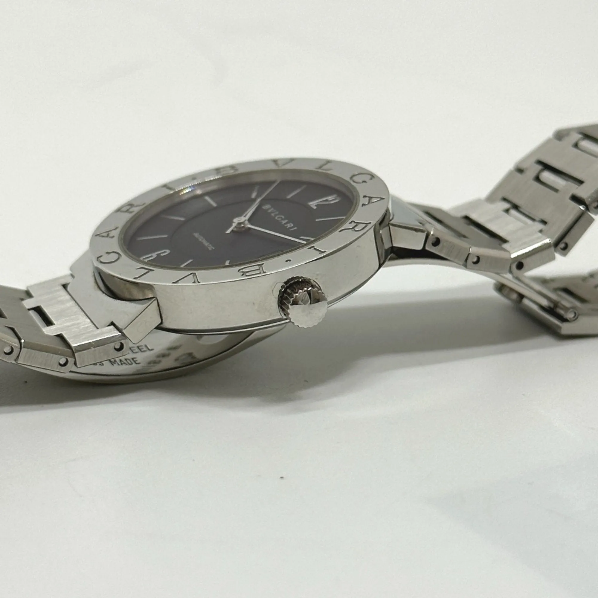 Bvlgari BB33SAUTO Automatic date Wristwatch Silver