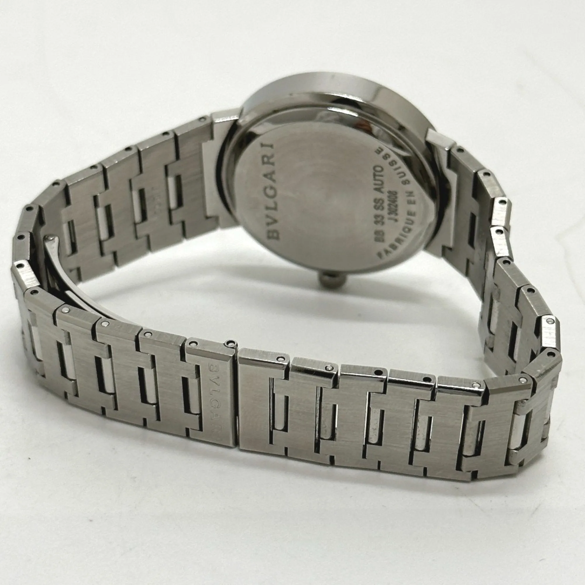 Bvlgari BB33SAUTO Automatic date Wristwatch Silver