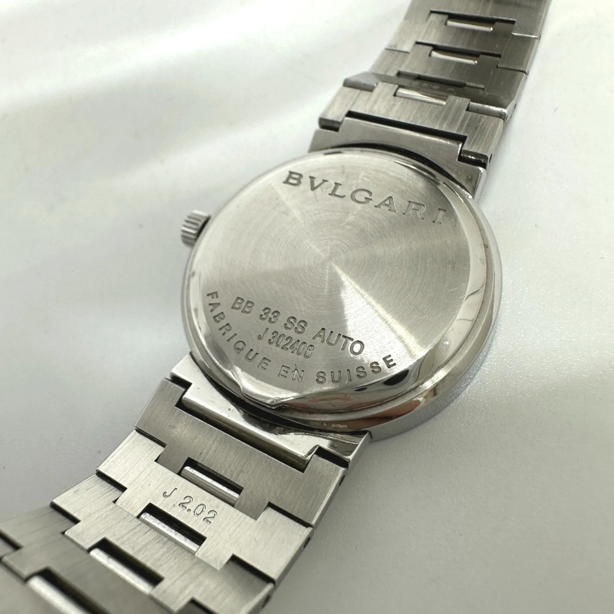Bvlgari BB33SAUTO Automatic date Wristwatch Silver