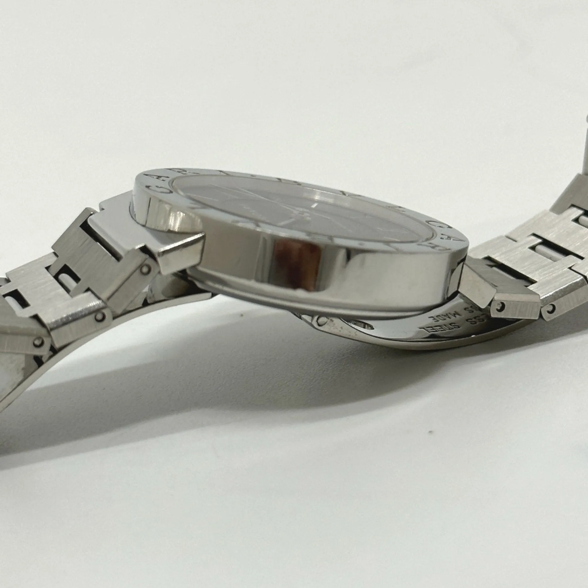 Bvlgari BB33SAUTO Automatic date Wristwatch Silver