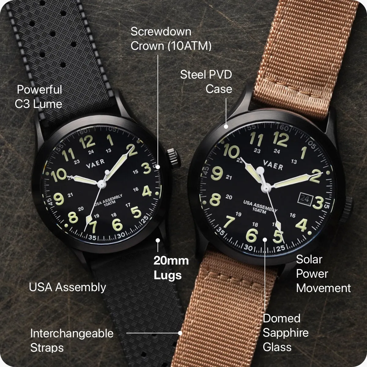 C5 Tactical Field Solar - 40mm USA