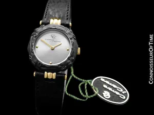 Carrera y Carrera Ladies Leopard 18K Gold & Sculptured Titanium Watch - Like New Old Stock