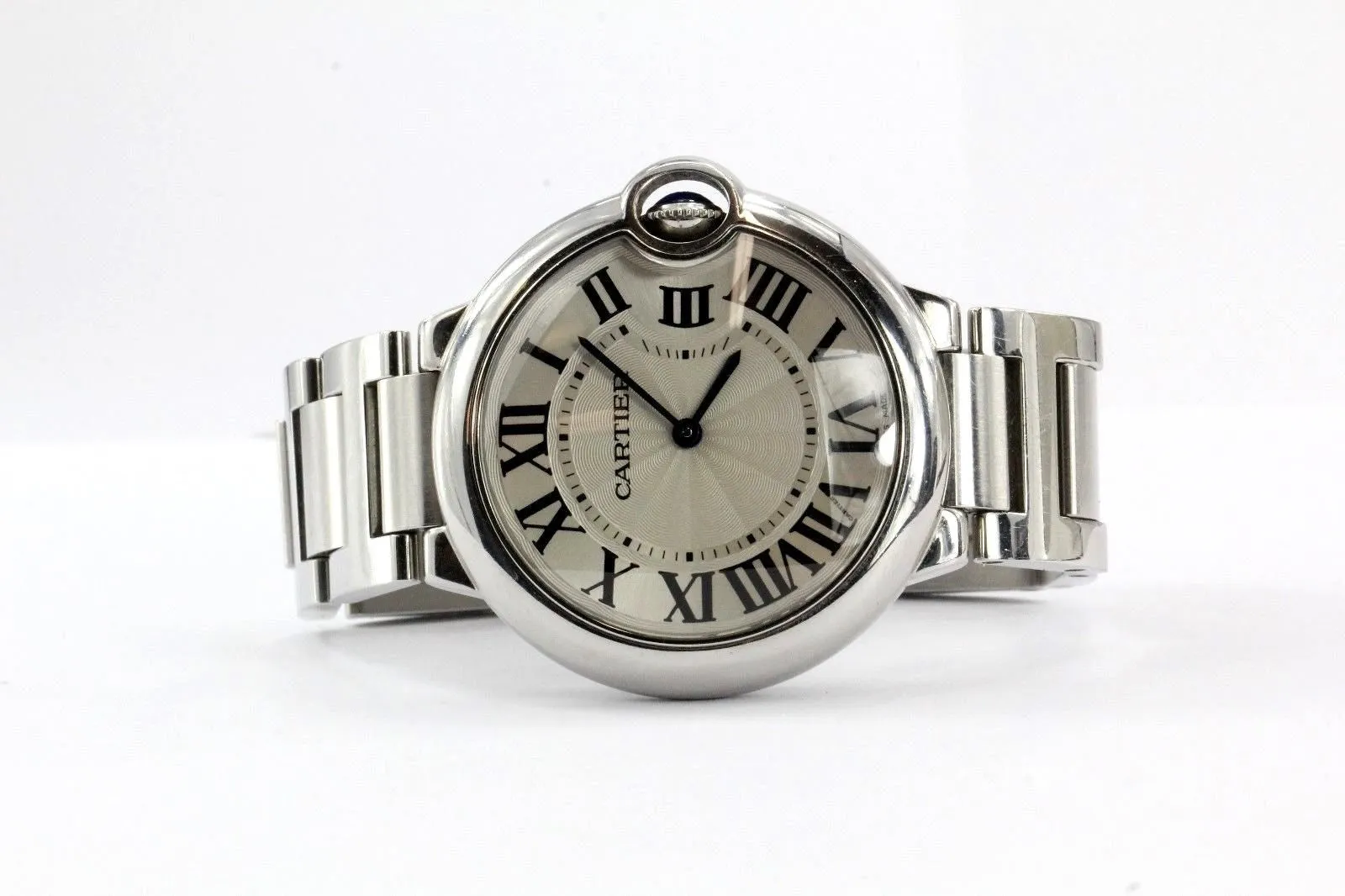 Cartier Ballon Bleu medium midsize Wrist Watch model W69011Z4 3005 Unisex