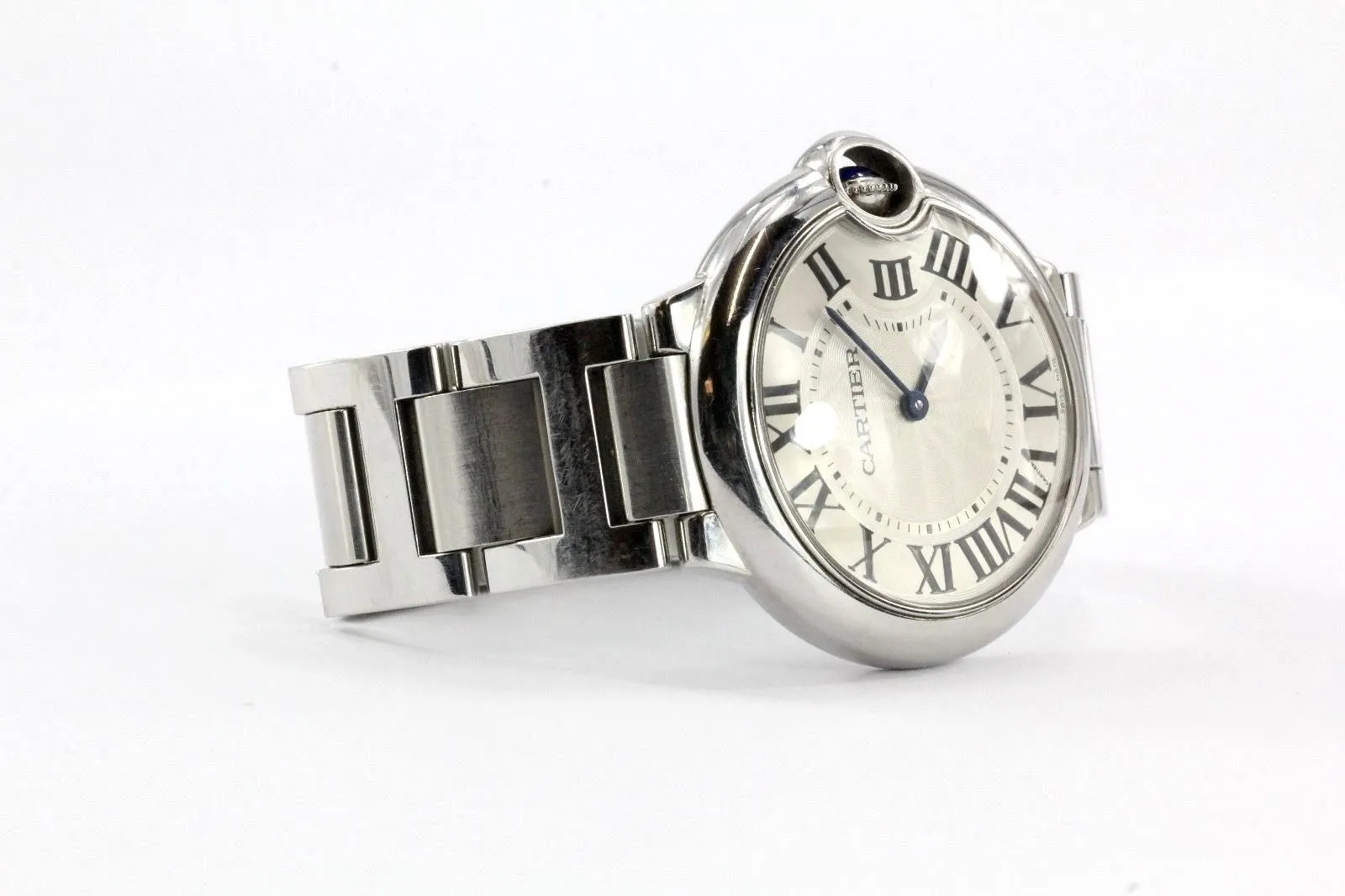 Cartier Ballon Bleu medium midsize Wrist Watch model W69011Z4 3005 Unisex