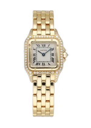 Cartier Panthere 18k Yellow Gold & Diamonds Ladies Watch