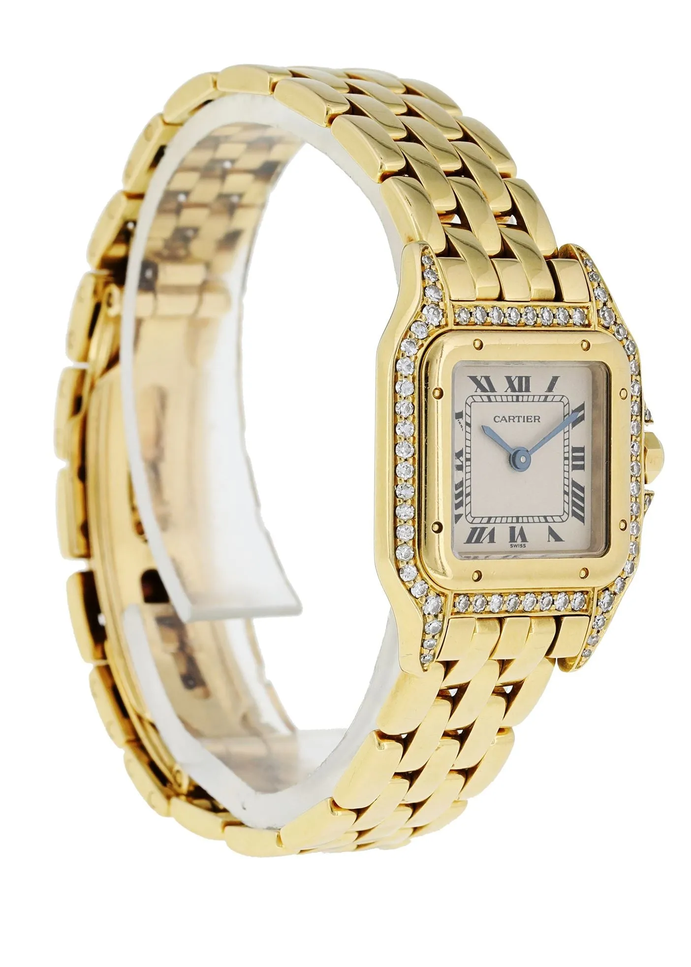 Cartier Panthere 18k Yellow Gold & Diamonds Ladies Watch