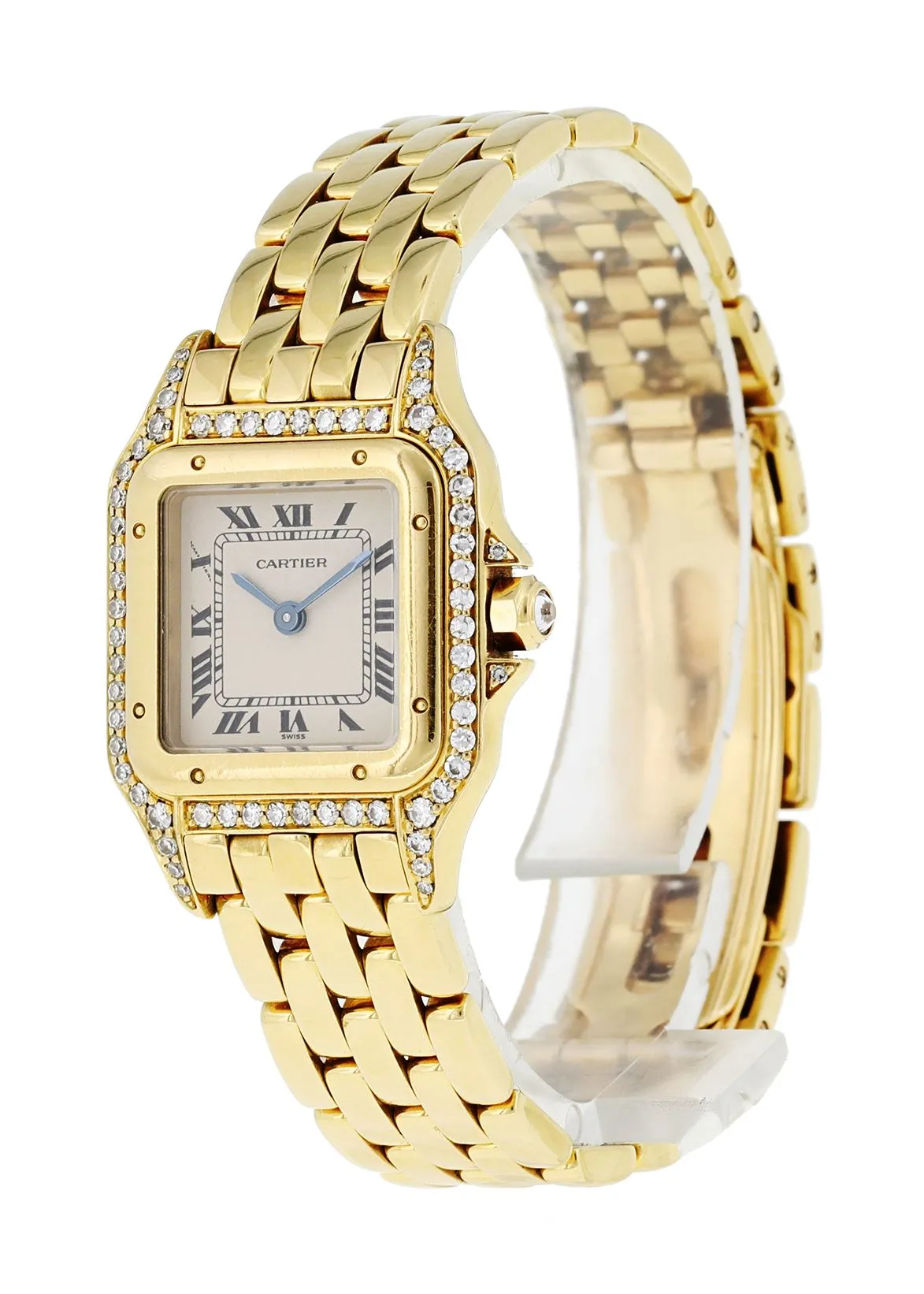Cartier Panthere 18k Yellow Gold & Diamonds Ladies Watch