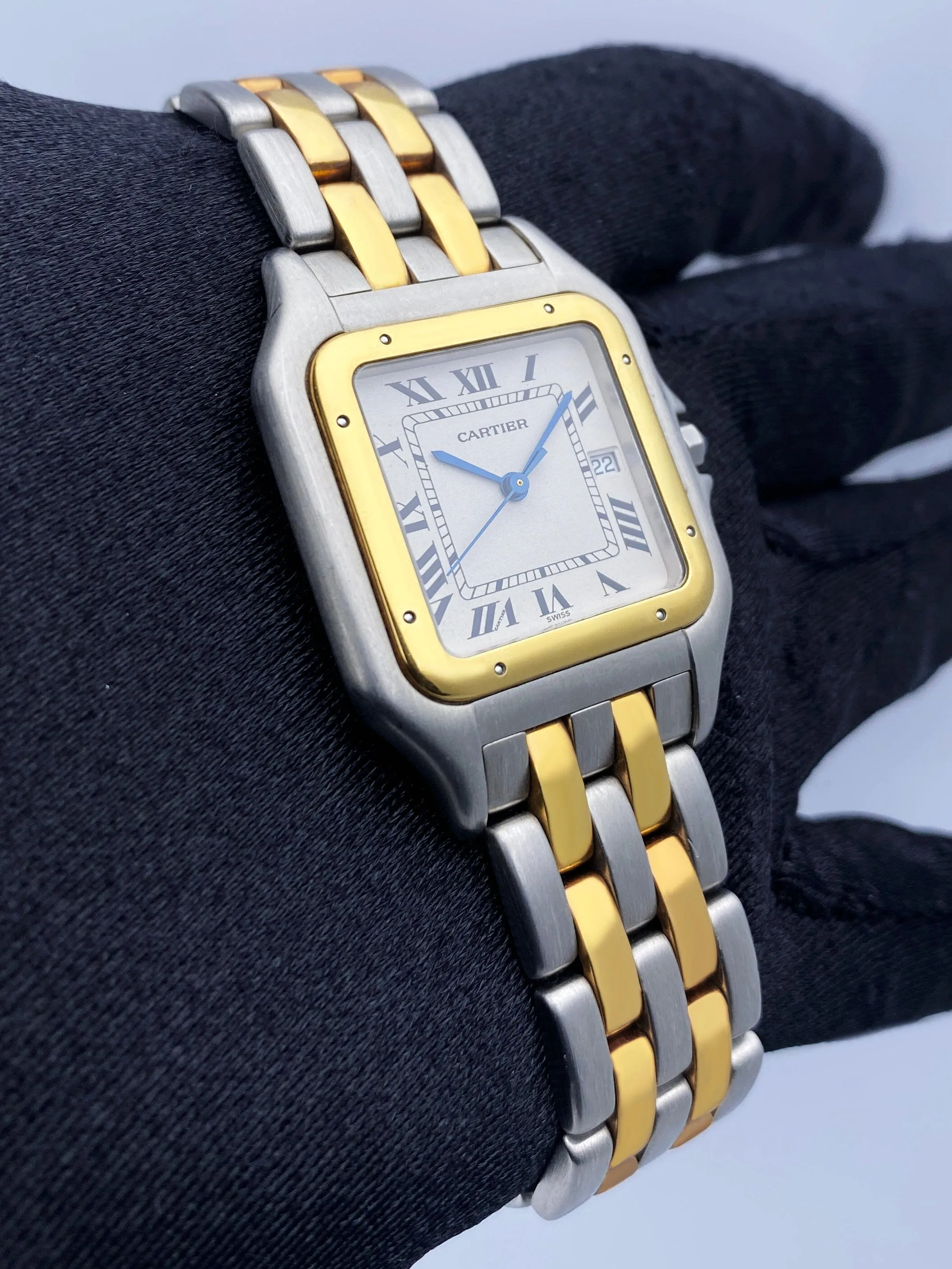 Cartier Panthere Jumbo Two Row Mens Watch