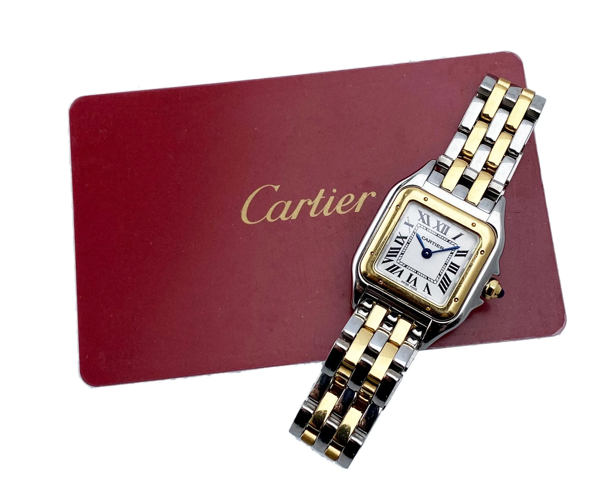 Cartier Panthere Small W2PN0006 Two Row Ladies Watch Box Papers