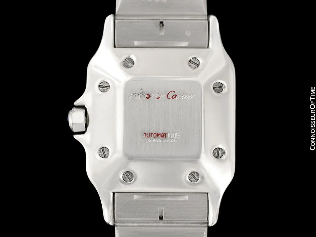 Cartier Santos Automatique Mens Bracelet Watch - Stainless Steel