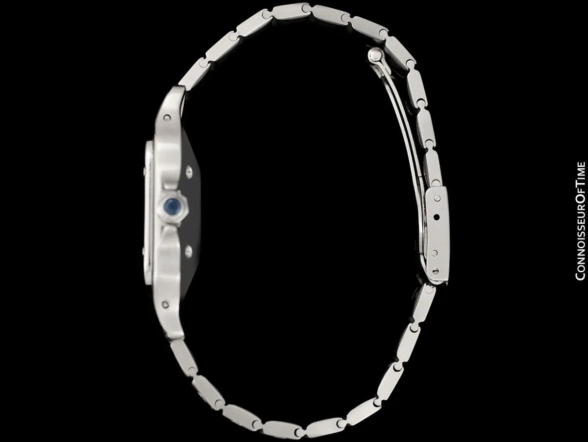 Cartier Santos Automatique Mens Bracelet Watch - Stainless Steel
