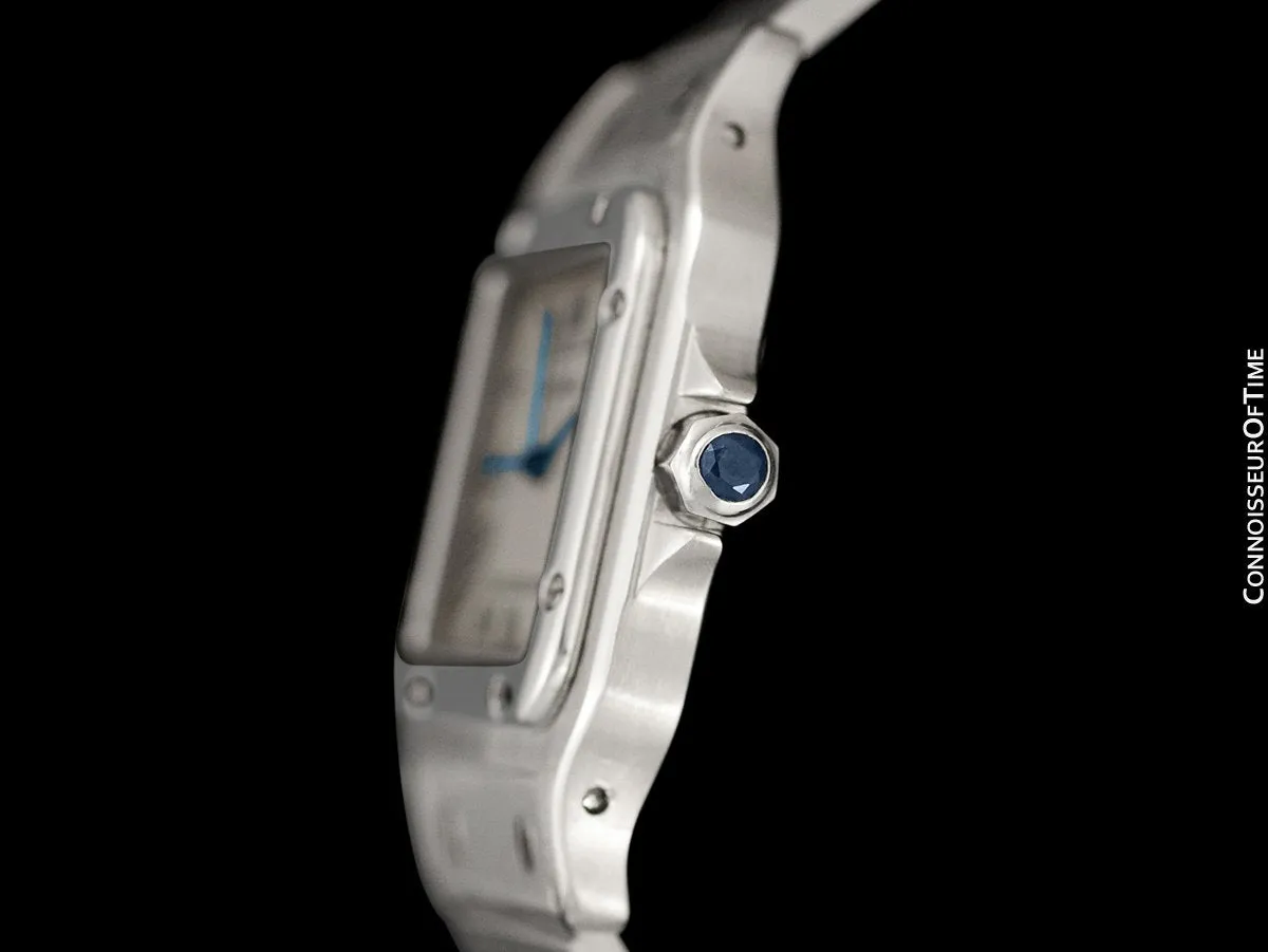 Cartier Santos Automatique Mens Bracelet Watch - Stainless Steel