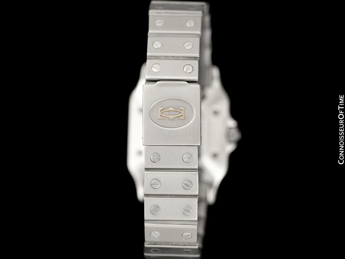 Cartier Santos Automatique Mens Bracelet Watch - Stainless Steel