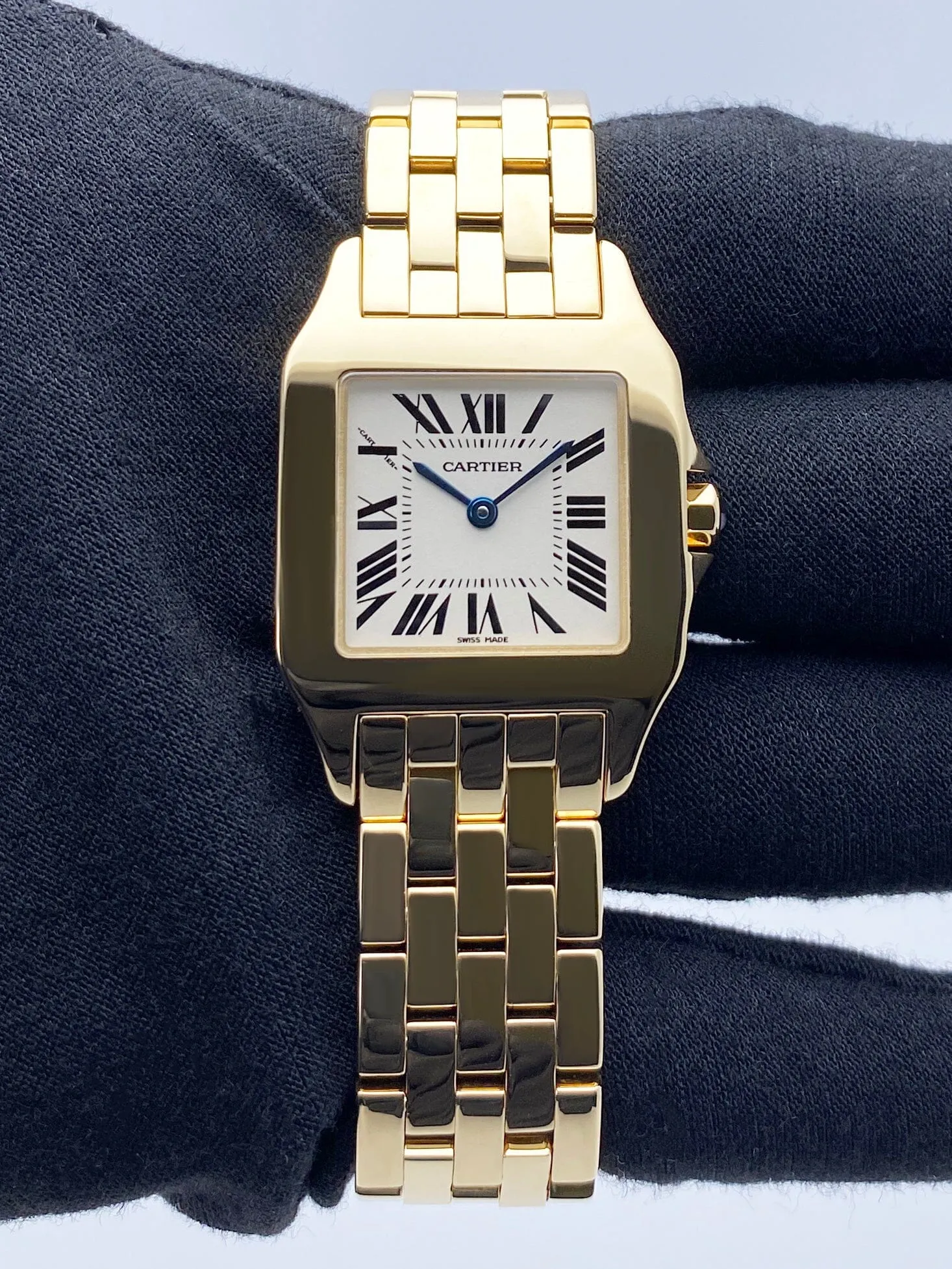 Cartier Santos Demoiselle W25062X9 18K Yellow Gold Ladies Watch