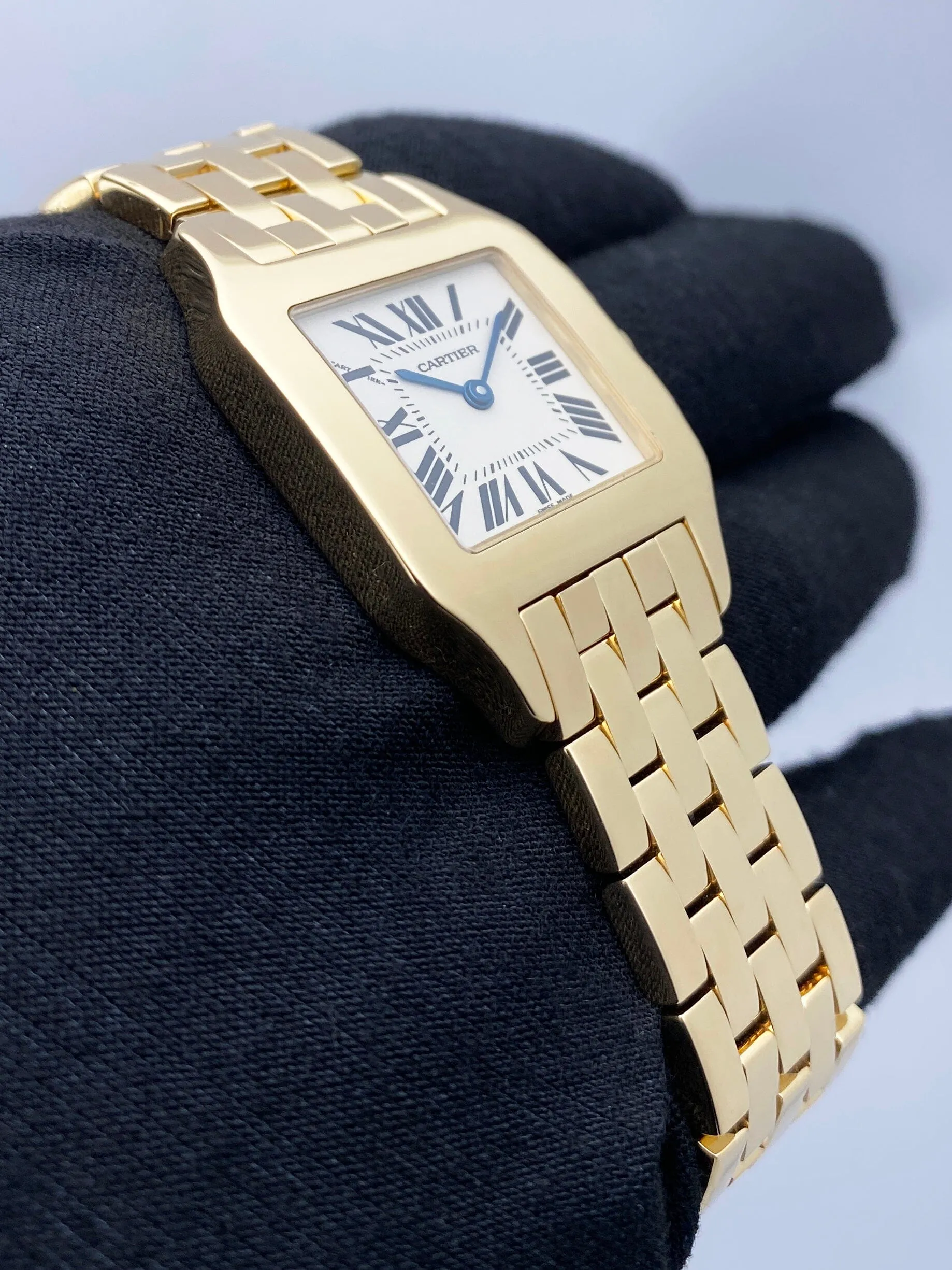 Cartier Santos Demoiselle W25062X9 18K Yellow Gold Ladies Watch