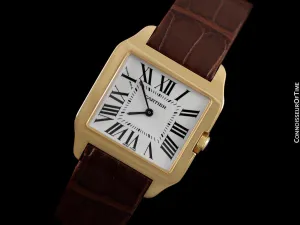 Cartier Santos Dumont Midsize Mens / Ladies Watch - 18K Gold - W2009351