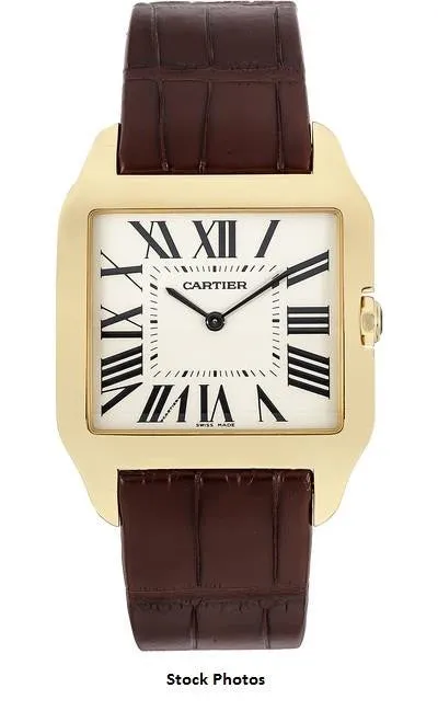 Cartier Santos Dumont Midsize Mens / Ladies Watch - 18K Gold - W2009351