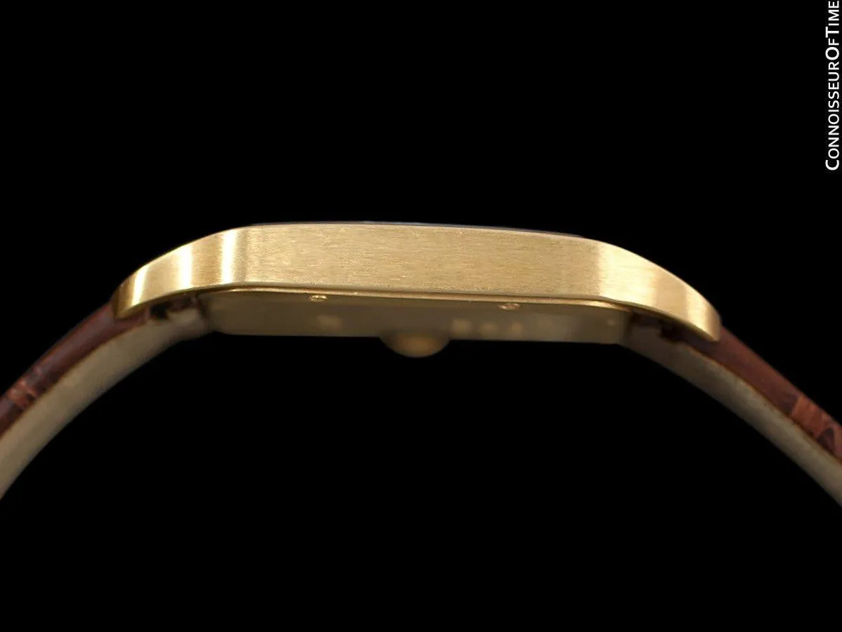 Cartier Santos Dumont Midsize Mens / Ladies Watch - 18K Gold - W2009351