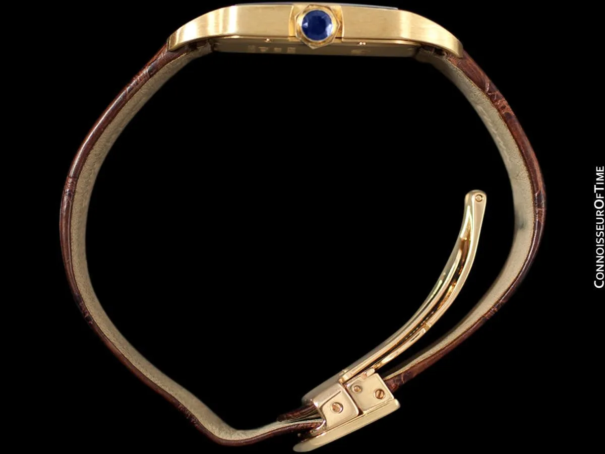 Cartier Santos Dumont Midsize Mens / Ladies Watch - 18K Gold - W2009351