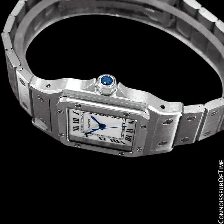 Cartier Santos Galbee Automatique Mens Bracelet Watch - Stainless Steel