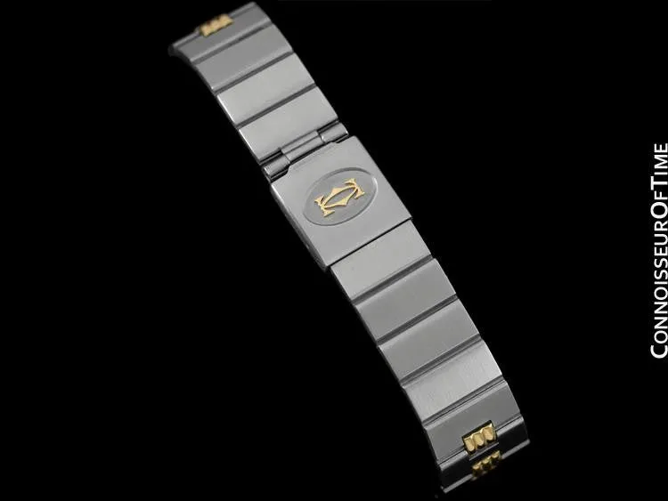 Cartier Santos Galbee Automatique Mens Watch - 18K Gold & Stainless Steel