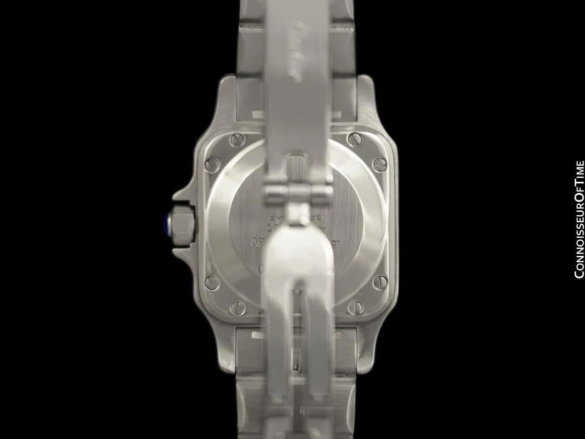 Cartier Santos Ladies Two-Tone Automatic Bracelet Watch - Stainless Steel & 18K Gold