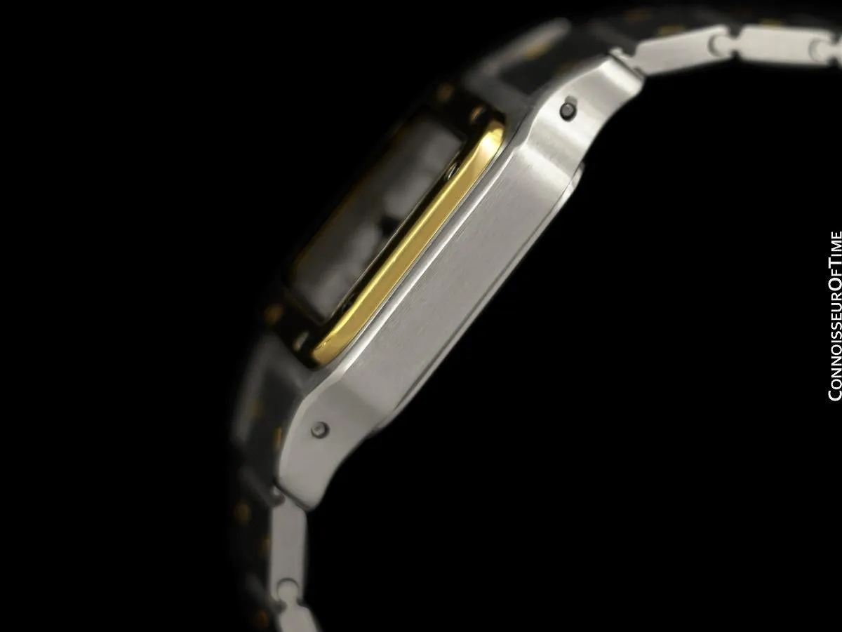 Cartier Santos Ladies Two-Tone Automatic Bracelet Watch - Stainless Steel & 18K Gold